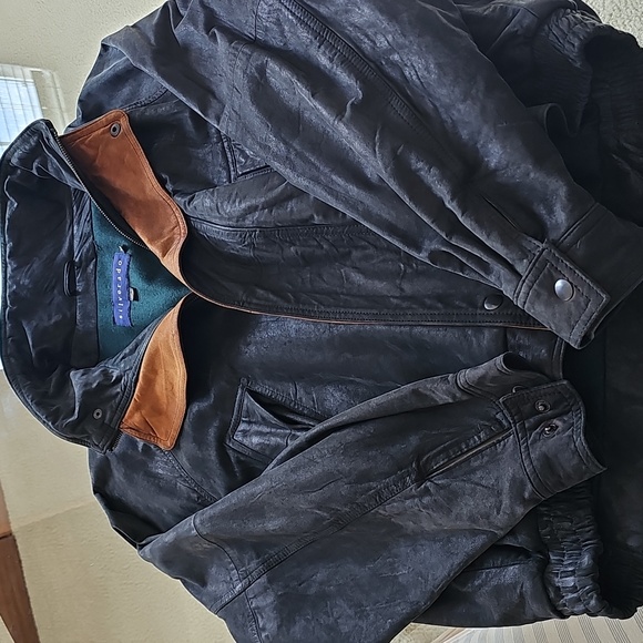 Silverado Other - Silverado Leather Men's Vintage Bomber Jacket Medium